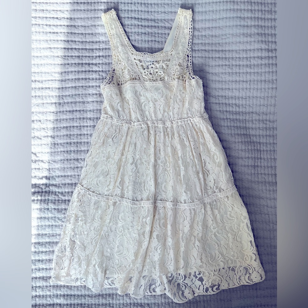 Pinky Lace Sleeveless Dress